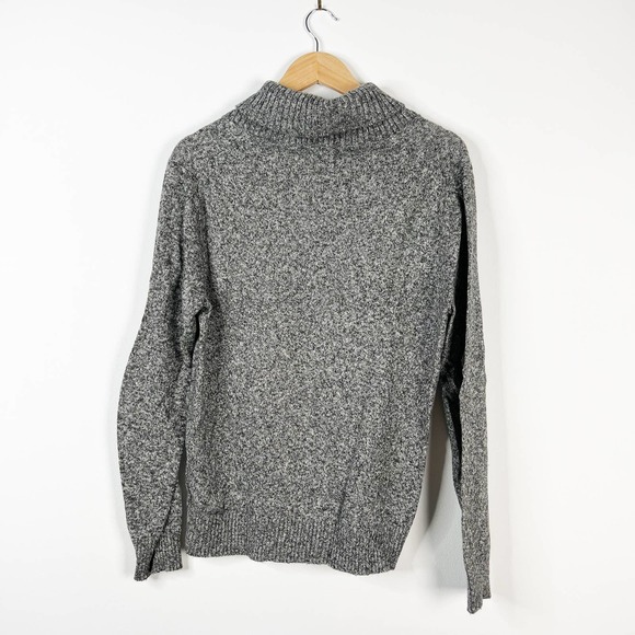 Goodfellow black and gray shawl collar pullover sweater size medium - Picture 4 of 4